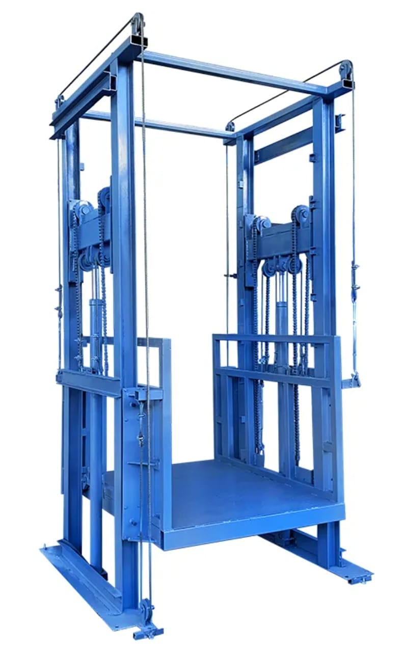 Industrial freight lift environment