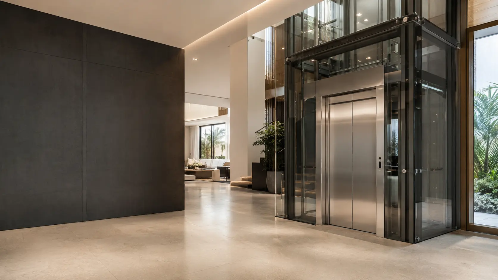 Accessible residential lift environment