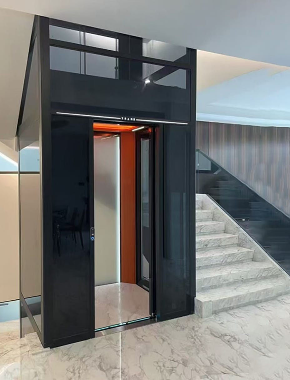 Premium commercial passenger elevator lobby